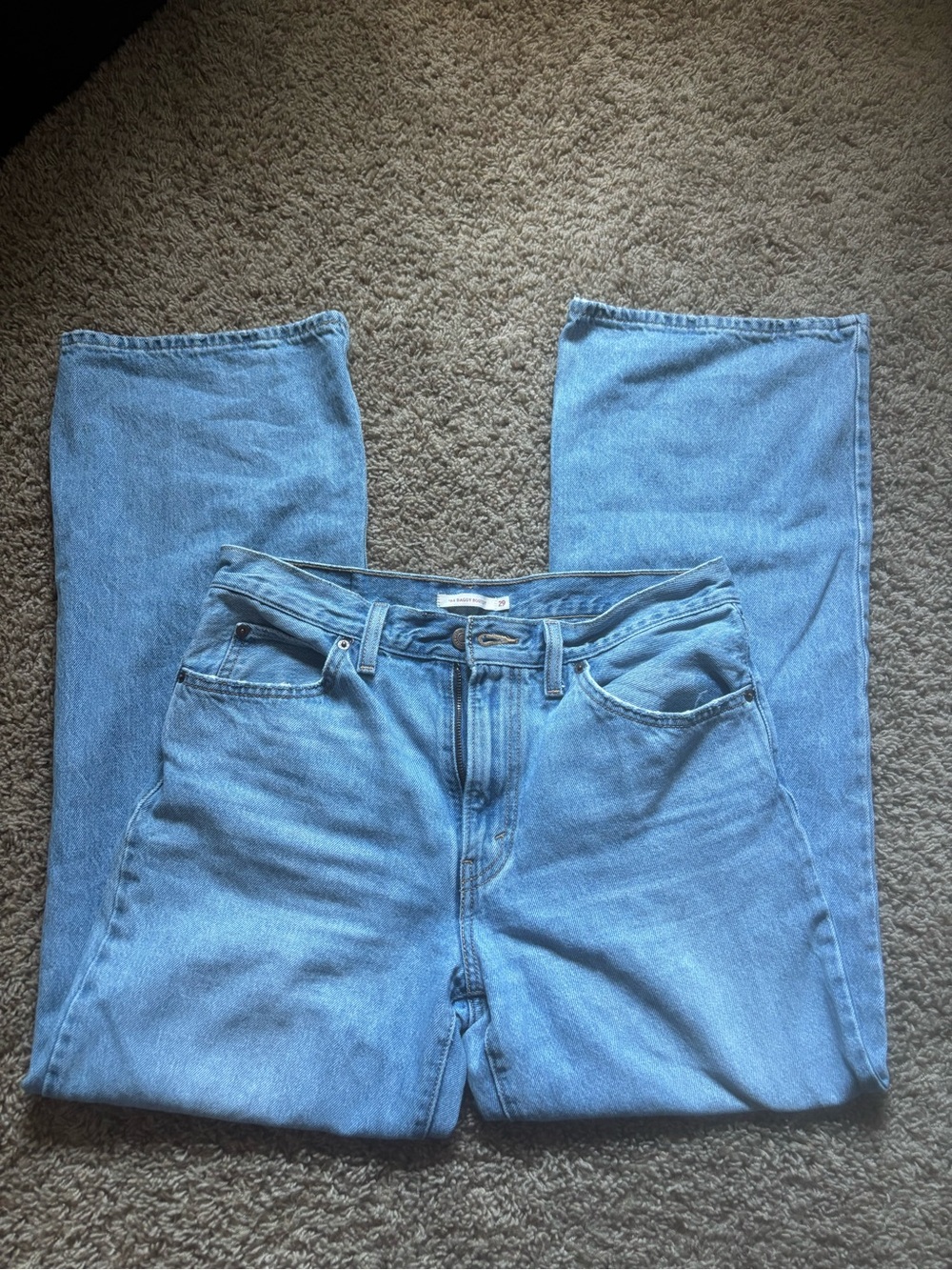 Levi's Light Blue Straight Leg Jeans